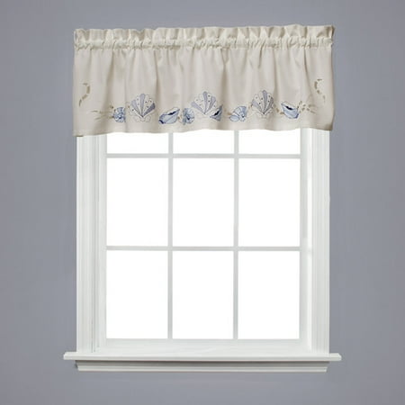 Saturday Knight Ltd Seabreeze Curtain Valance Walmart Com