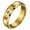 Gold for Women, variant on 6mm Black/Silver/Gold Stainless Steel Smooth AAA Cz Band Men Women' Couple Rings