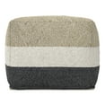 thumbnail image 5 of Simpli Home Claudette 18 inch Wide Boho Pouf in Multicolor Acrylic Fabric, Assembled, 5 of 7