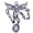 E., variant on Rhinestones Wing Pendant Craft Supplies Jewelry Embellishment With Long Time Use Alloy