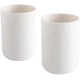 thumbnail image 1 of 2 vasos para dientes, soportes para cepillos de dientes de baño, vaso, vaso de plástico de 300ml (blanco y blanco), 1 of 5