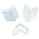 thumbnail image 3 of 10 protectores de bordes blancos en forma de L, protectores de esquinas, protectores de bordes de mesa, seguridad para bebés Claro, 3 of 9