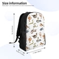 thumbnail image 4 of Fuzoiu Snake Print Laptop Backpack,Work Business Backpacks, Large Capacity Nurse Bag College Bookbag for School, Waterproof Casual Daypack for Travel, 4 of 8
