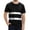Black, variant on TOMVIGX Men Reflective Quick Dry T Shirt Night Running Cycling High Visibility Safety Workwear Black L
