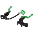 thumbnail image 4 of HUGFEGWE UniversalClutch Brake Lever Aluminium Alloy Motorcycle Replacement (Green) CJB91-78951, 4 of 9