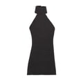 thumbnail image 3 of Vestido elástico para niña a escala 1/12, mini muñeca, vestido informal en miniatura para muñeca femenina de 6'', accesorios para el cuerpo de negro, 3 of 8