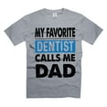 thumbnail image 5 of My Favorite Dentist Calls Me Dad Shirt Father's Day Dad shirt Gift From Dentist For Dad Father (X-Large Navy Blue), 5 of 6