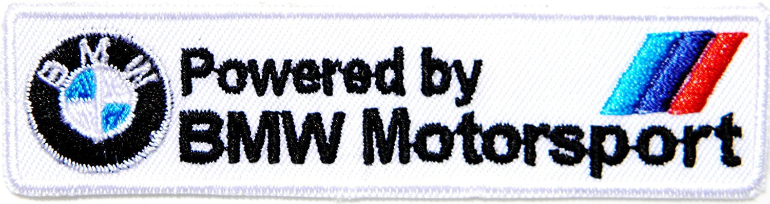Iron on badge patch heat transfer applique Original DYI BMW M-Packet  LOGO 