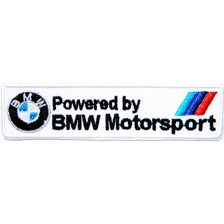 BMW Motorrad round Car Badge Iron or sew on Embroidered Patch 