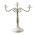 thumbnail image 3 of Zxpjkyu Multi Arm Candelabra Candelabrum Home Kitchen Dining Room Candlestick Holder White with 3 Arms, 3 of 9