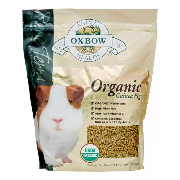 Oxbow Bene Terra Organic Guinea Pig Dry Small Animal Food, 3 lbs