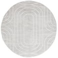 thumbnail image 2 of SAFAVIEH Archway Quincy Geometric Area Rug, Gray/Light Gray, 6'7" x 6'7" Round, 2 of 10