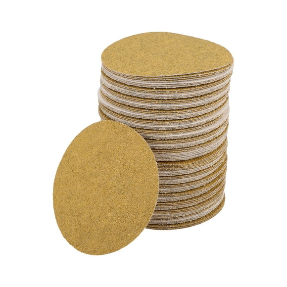 Unique Bargains Universal 5" 40 Grit Sanding Discs Hook Loop Sanding Sheets Aluminum Oxide 100Pcs