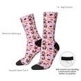 thumbnail image 4 of Rateoe 2336109497 for Women Casual Calf Socks - Cute Crew Socks - Thin Soft Above Ankle Socks Size 5-11, 4 of 6
