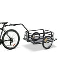 thumbnail image 6 of Barara King Bicycle Trailer with Hitch and 88 lbs, Bike Cargo Trailer for Shopping, Camping, Black, 6 of 8