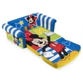 thumbnail image 3 of Marshmallow Furniture, Children's 2-in-1 Flip Open Foam Sofa, Disney’s Mickey Mouse, by Spin Master, 3 of 12