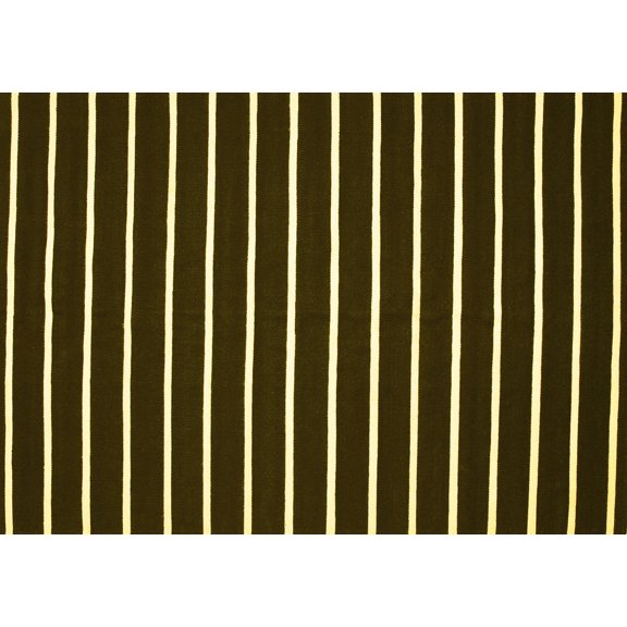 Ahgly Company Indoor Rectangle Abstract Yellow Contemporary Area Rugs, 3' x 5'