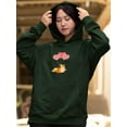 thumbnail image 2 of Happy Corgi W Heart Balloons Hoodie Women -Image by Shutterstock, Female x-Large, 2 of 4