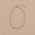 thumbnail image 4 of Layered Bead Necklace Adjustable - Link Chain Necklace Ball Station Necklace, 4 of 5