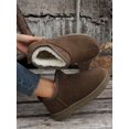 thumbnail image 1 of Brown Solid Color Simple Warm Lined Snow Boots, 1 of 5