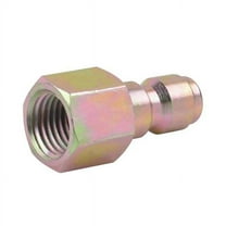 SurfaceMaxx 1035804 0.25 in. Female NPT x 0.25 in. Quick Connect Plug - 5500 PSI - Gold