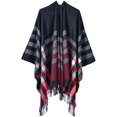 thumbnail image 1 of Oversize Open Front One Piece Knitted Cardigans Sweaters Outwear Coat Shawl for Women, 1 of 3