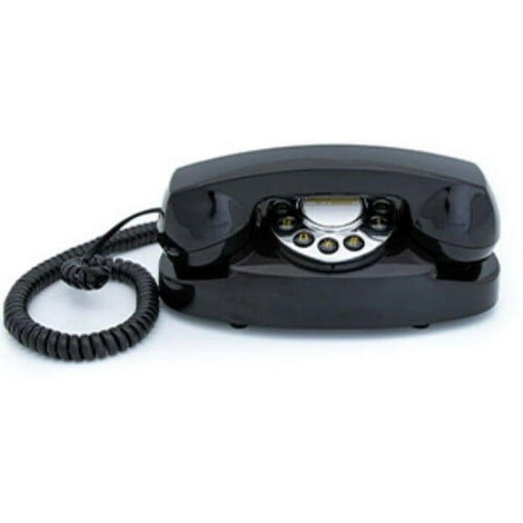 GPO Retro GPOAUDBK Audrey Bedside Push Button Telephone - Black  [MISC ACCESSORY] Black