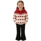 thumbnail image 4 of TaTaai Girls Valentine's Day Round Neck Knit Sweater, Long Sleeve Pullover Top, Soft Everyday Blouse for Children Gift, 4 of 7