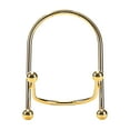 thumbnail image 2 of Golden Curved Wire Photo Easel by Studio Decor - Decorative Stand for Pictures - Frames - Books - Cards - Plates - 1 Pack, 2 of 4