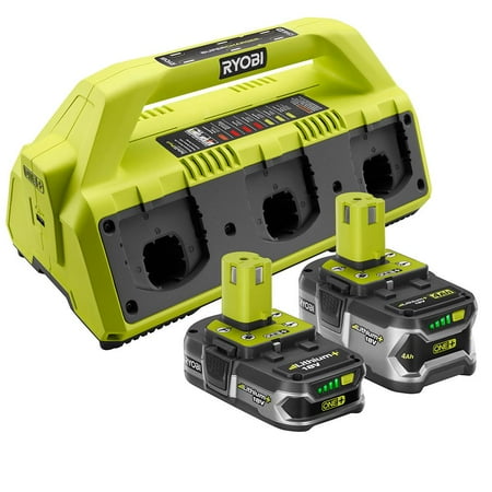 Ryobi 18 Volt One Supercharger And 2 Lithium Ion Batteries Kit Ryobi 18 Volt One Supercharger And 2 Lithium Ion Batteries Kit P1820