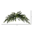 thumbnail image 3 of Vickerman 32" Artificial Green Spiral Eucalyptus Crescent Swag, 3 of 3