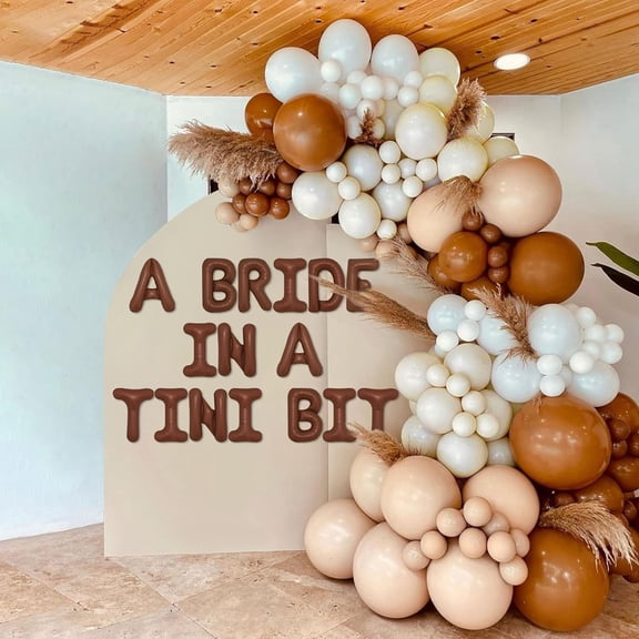 A Bride In A Tini Bit Banner Balloons Espresso Martini Bachelorette Party Decorations Espresso Martini Bridal Shower Party Decor