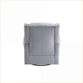 thumbnail image 4 of Glider Chair with Smooth Swivel, Light Gray Fabric | Multiple Color Options | User-Friendly Design, 4 of 8