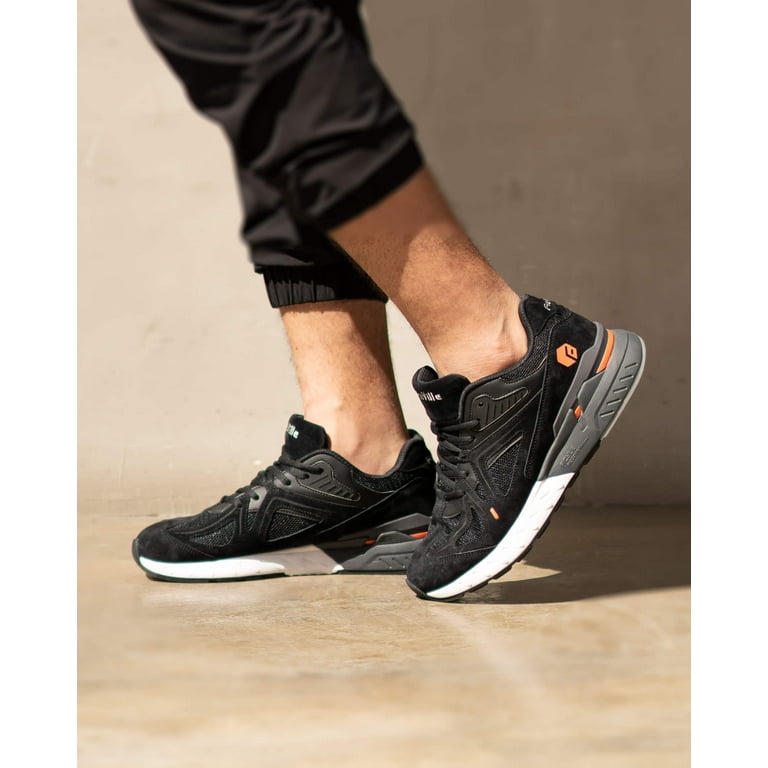 FitVille Extra Wide Men's Walking Shoes Comfort Sneakers with Arch