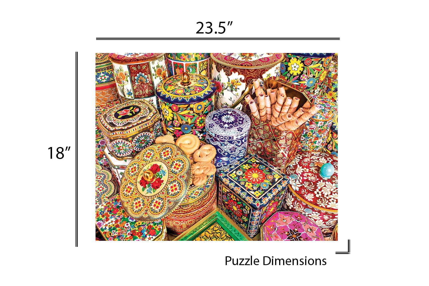 Springboks 500 Piece Jigsaw Puzzle Cookie Tins