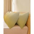 thumbnail image 4 of Orange Yellow Ombre Throw Pillow Covers, Modern Abstract Art Gradient Aesthetics Soft Breathable Pillow Cases with Zipper for Sleeping, Long Body Pillowcases for Couch Bed Sofa Chair 20x60 Inches, 4 of 6