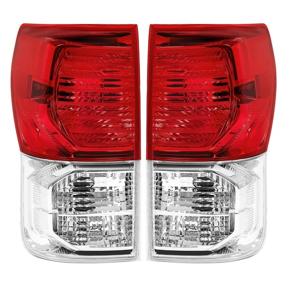 Kojem Pair Tail Light for 2007-2013 Toyota Tundra Pickup Halogen Rear Brake Tail Lamp Assembly Replaces TO2800183 TO2800165