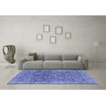thumbnail image 3 of Ahgly Company Indoor Rectangle Oriental Blue Industrial Area Rugs, 2' x 5', 3 of 4