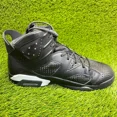 thumbnail image 4 of Ni - ke Ni - ke Air Jordan 6 Retro Black Cat Mens Size 10.5 Basketball Shoes Sneakers, 4 of 5