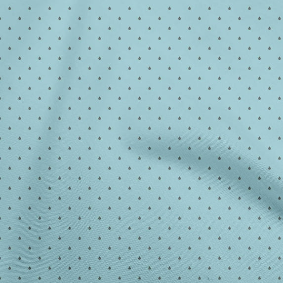 oneOone Silk Tabby Light Blue Fabric Dot Craft Projects Decor Fabric Printed By The Yard 42 Inch Wide