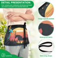 thumbnail image 4 of Yayeee Waist Apron with Pockets for Cooking Waterproof Half Server Aprons, Sunset Star Pattern, 4 of 7
