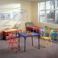thumbnail image 6 of Pemberly Row Kids Table Chair Set Red Yellow 2 Piece Set for Play and Dining, 6 of 6
