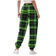 thumbnail image 6 of TTUHYWXI Jogger Christmas Sweat Pants for Women Trendy Plus Size Cinch Bottoms with Pockets Baggy Sweatpants for Teen Girls (Light Green, XL), 6 of 6