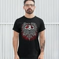 thumbnail image 3 of Tee Hunt Live to Ride T-shirt Custom Motorcycles MC Biker Gang Rider Eagle Men's Tee, 3 of 5