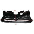 thumbnail image 4 of For Suzuki Celerio Front Upper and Lower Radiator Grille Panel Set Black, 4 of 4