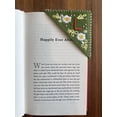 thumbnail image 4 of Everyble Personalized Hand Embroidered Corner Bookmark - Shipping from USA - 26 Letters and 4 Seasons - Felt Triangle Page Stitched Corner Handmade Bookmark (Summer - I), 4 of 4