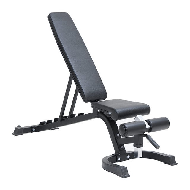 Fit505 Adjustable FID Weight Bench, Flat Incline Decline Workout Bench V2