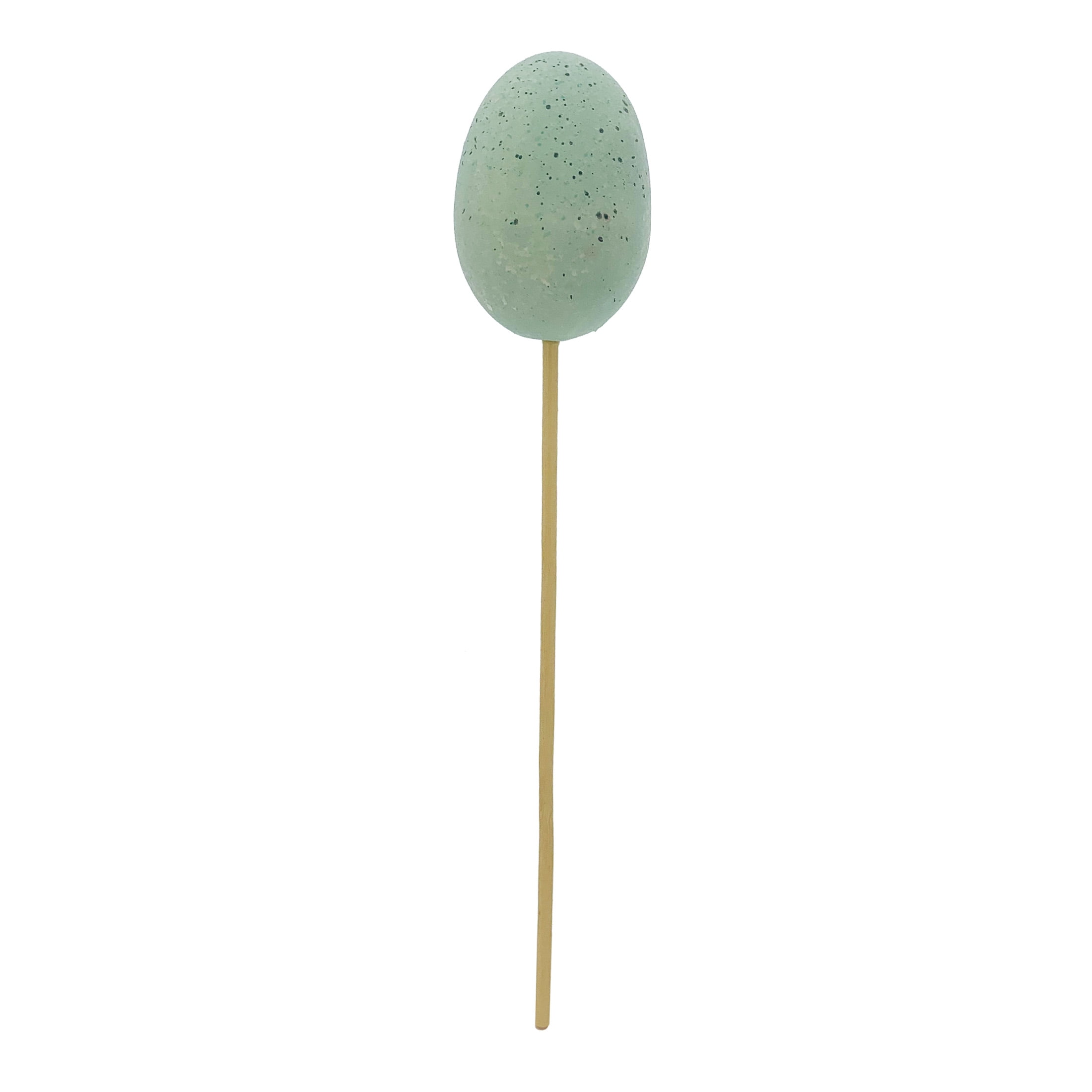 Way to Celebrate Easter Pastel Glittered Foam Egg Pick 10" Decoration Assortment