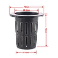 thumbnail image 2 of KALLORY Hydroponic Growing Basket Black Plastic 50Pcs 2.75In, 2 of 5