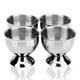 thumbnail image 3 of Toystoory Huevera de acero inoxidable fácil de limpiar Huevos duros Hueveras de acero inoxidable Cocina y Comedor Plata uno, 3 of 6